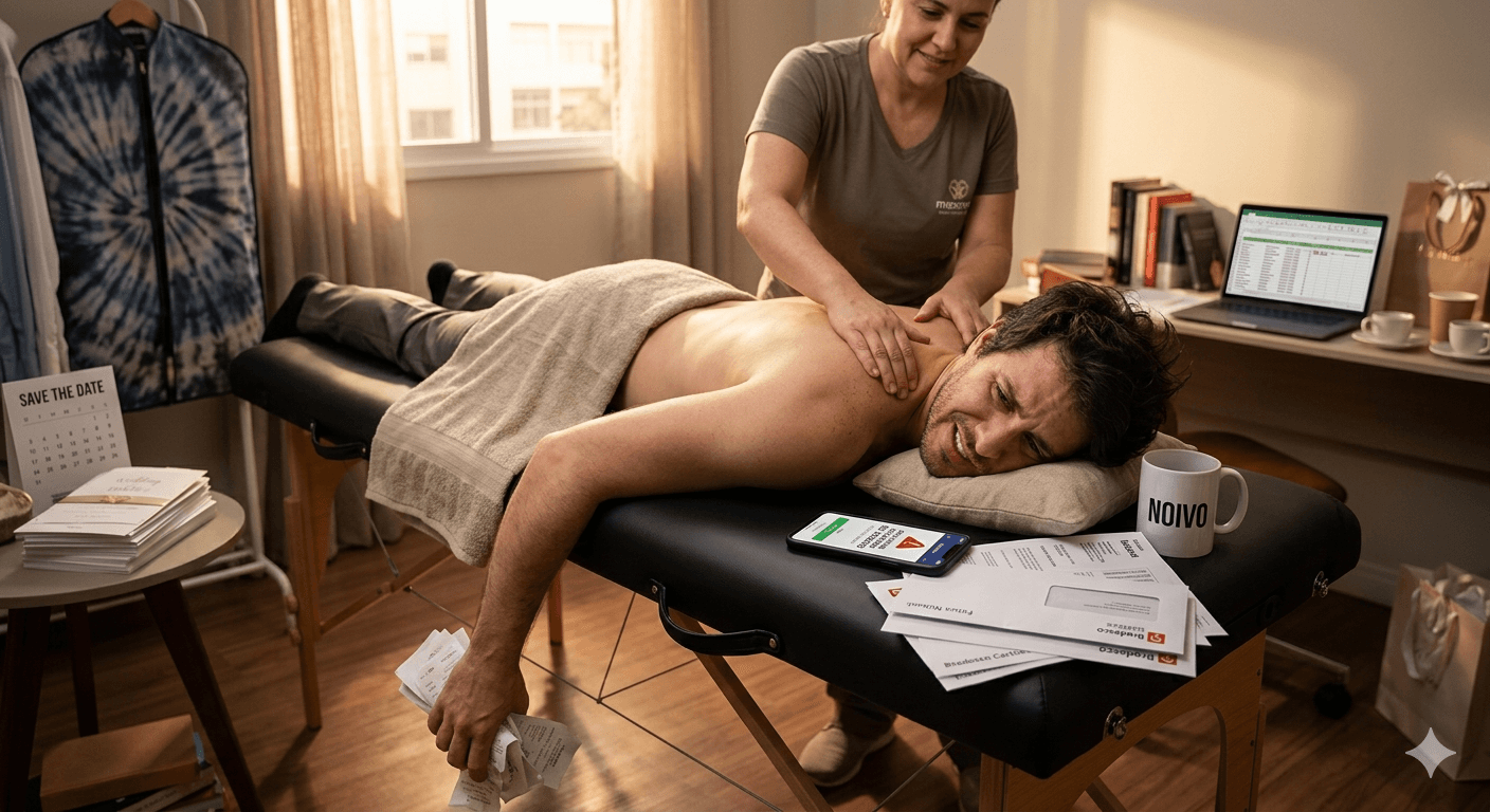 Massagem Relaxante para o Noivo